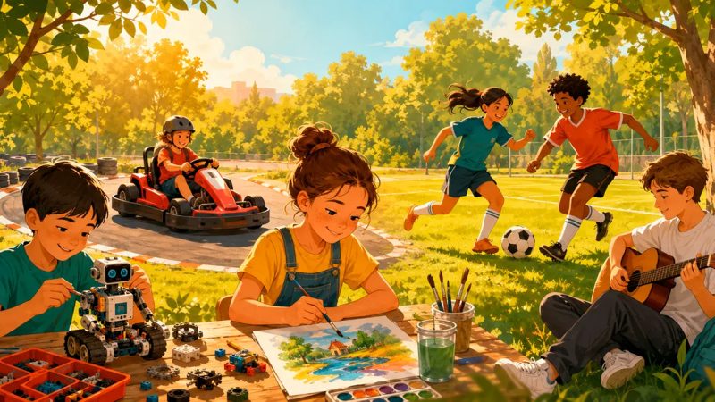 Как провести летние каникулы с пользой для детей 6–16 лет — идеи и советы